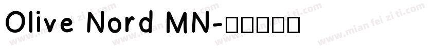 Olive Nord MN字体转换
